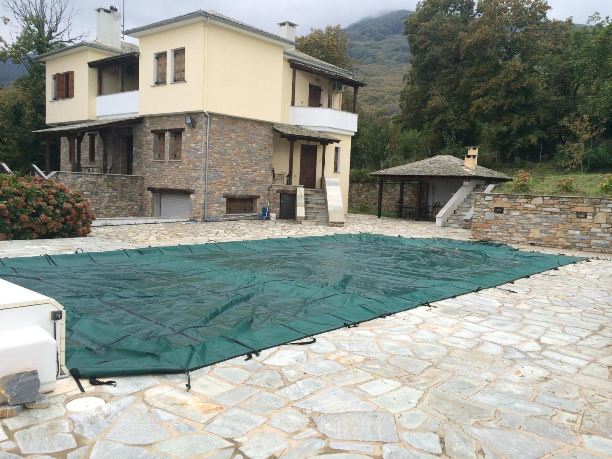 Luxury Villa With Pool In Tsagarada Esterno foto