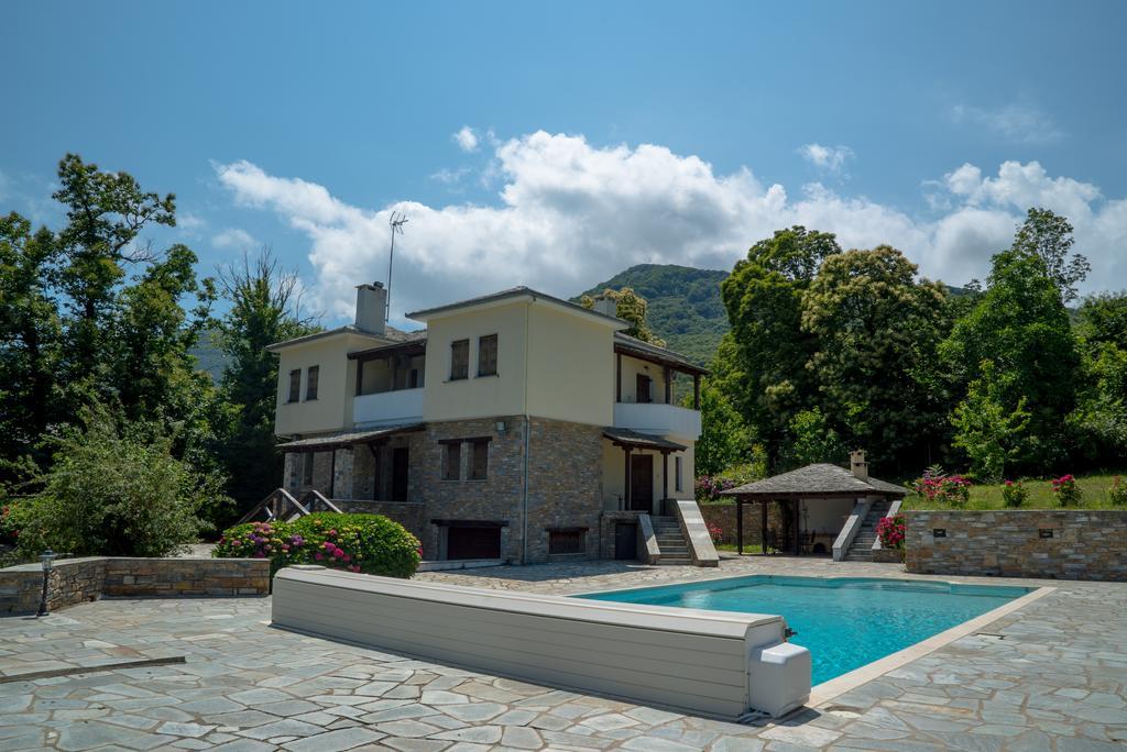 Luxury Villa With Pool In Tsagarada Esterno foto