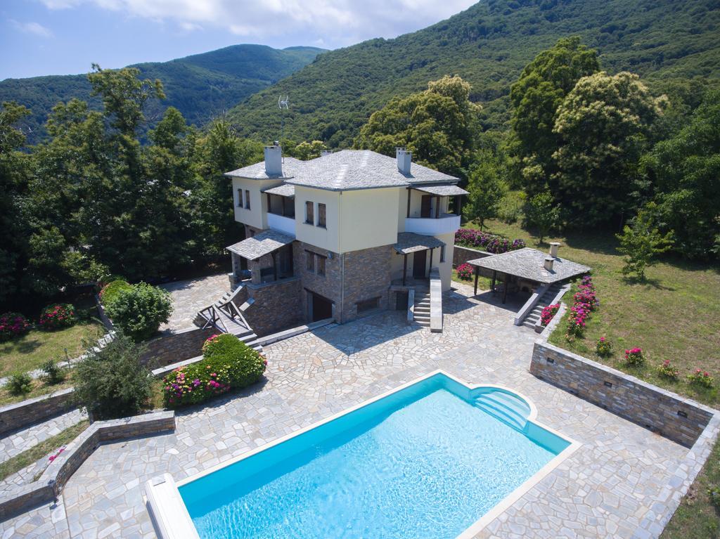 Luxury Villa With Pool In Tsagarada Esterno foto